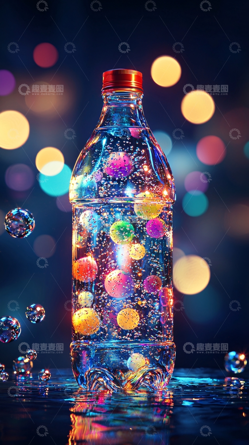 高清大图下载【趣麦麦图】彩色水珠
