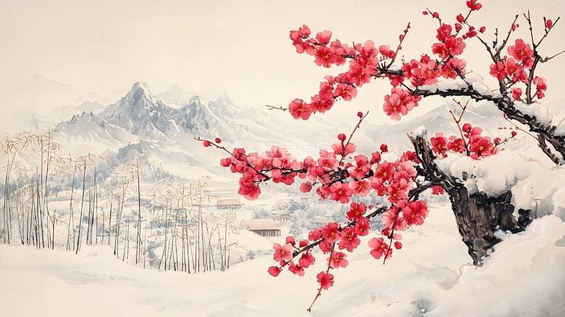 高清大图下载【趣麦麦图】水墨画