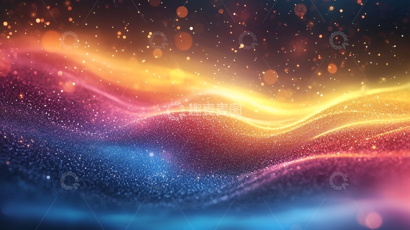 高清大图下载【趣麦麦图】绚丽多彩的宇宙星云