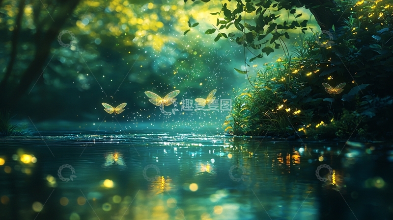 高清大图下载【趣麦麦图】梦幻森林