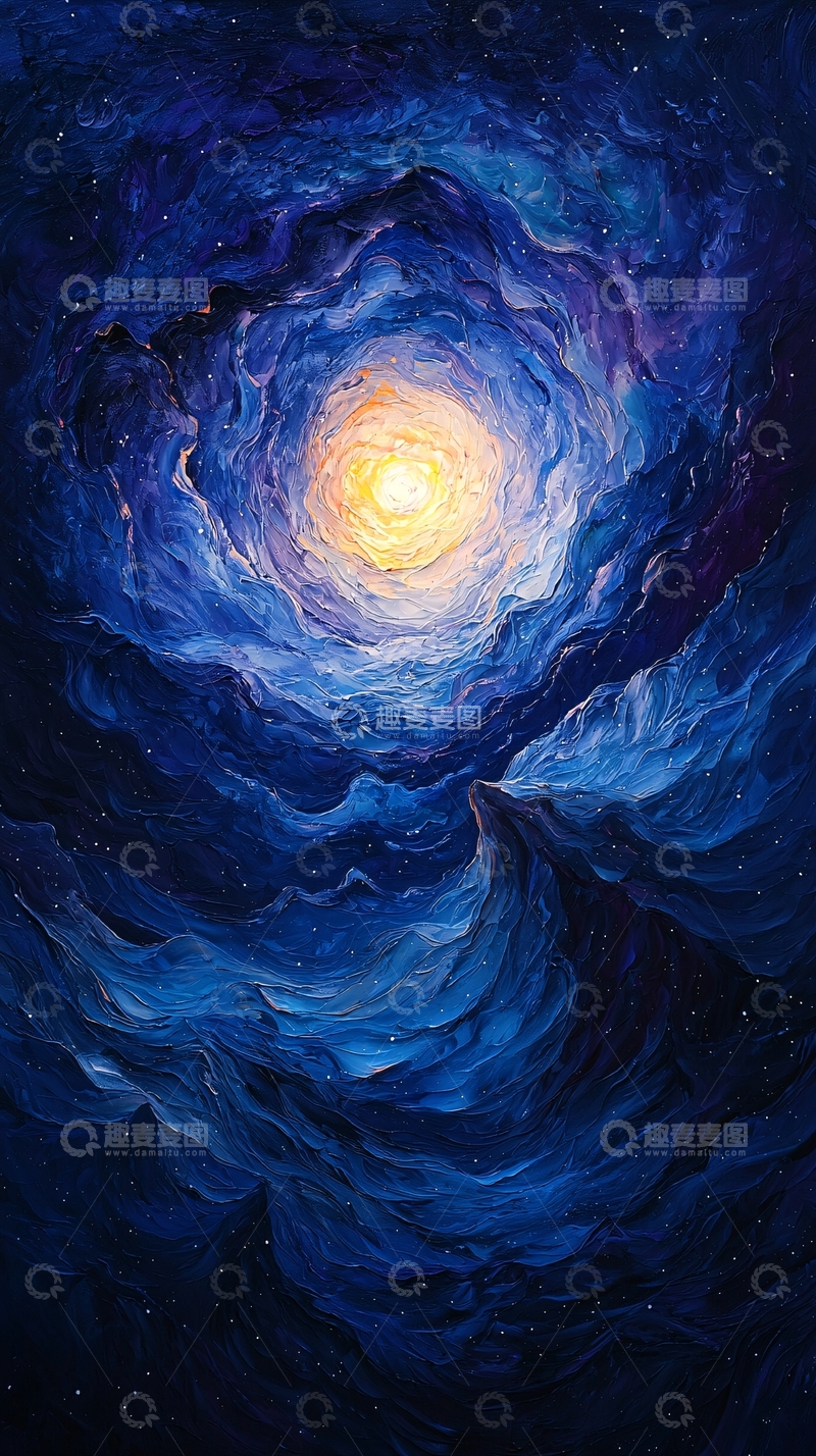 高清大图下载【趣麦麦图】抽象宇宙星空