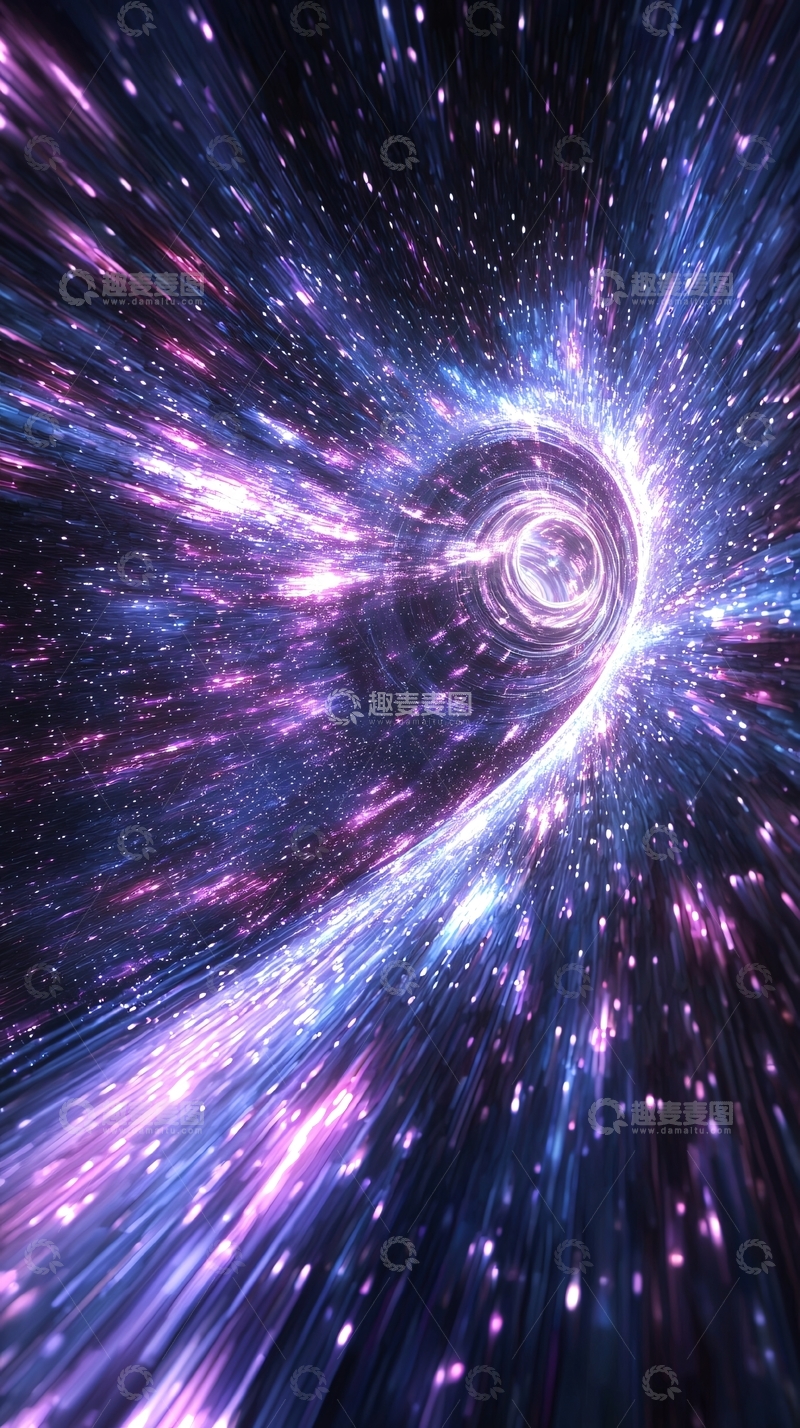 高清大图下载【趣麦麦图】宇宙隧道