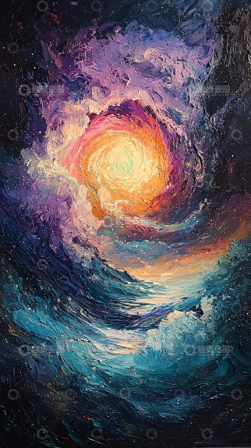 高清大图下载【趣麦麦图】抽象宇宙漩涡