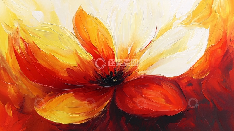 高清大图下载【趣麦麦图】抽象花朵