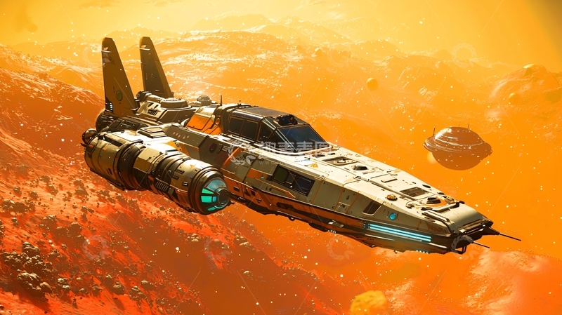 高清大图下载【趣麦麦图】太空飞船