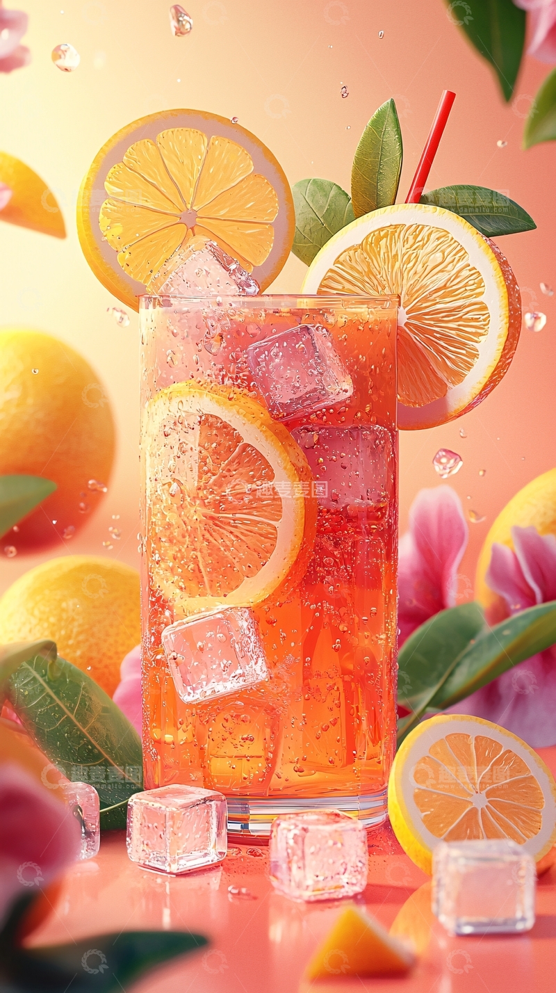 高清大图下载【趣麦麦图】冰镇柠檬饮品