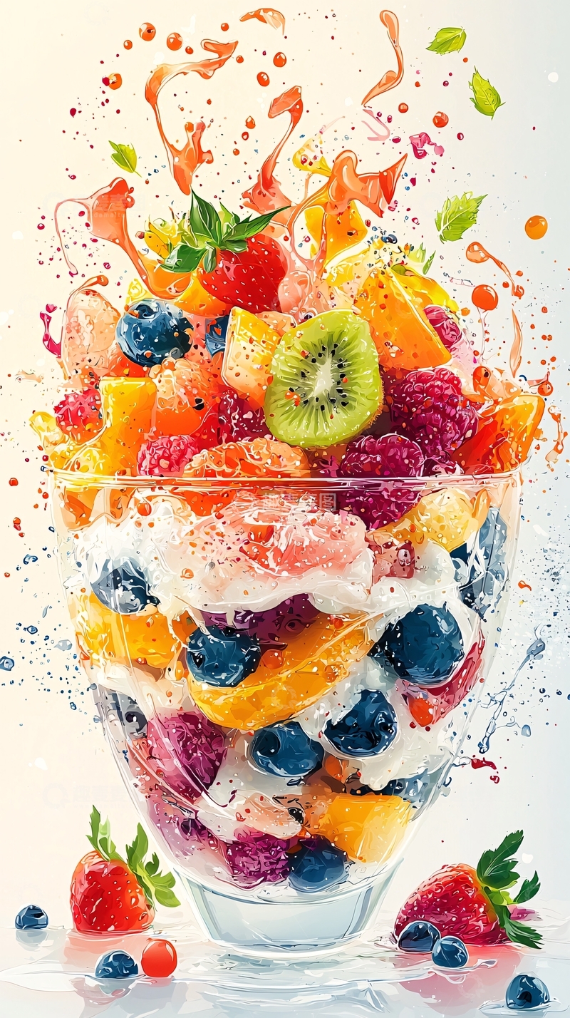 高清大图下载【趣麦麦图】水果沙拉