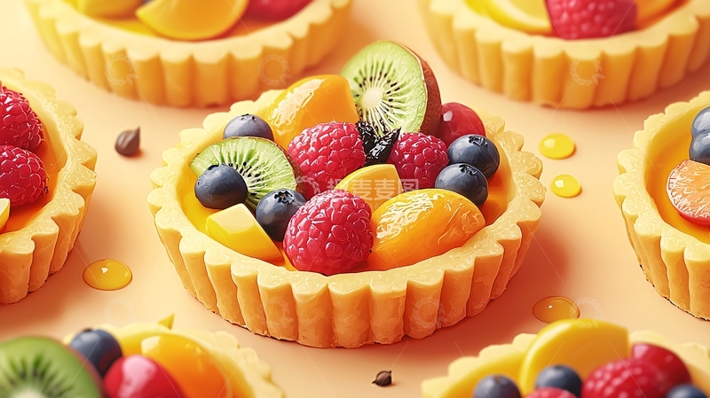 高清大图下载【趣麦麦图】水果挞