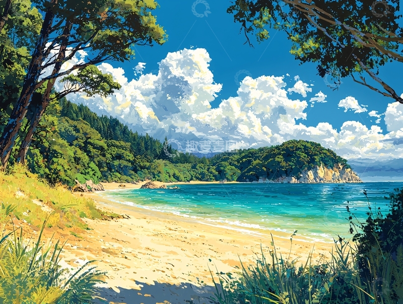 高清大图下载【趣麦麦图】阳光沙滩海景45