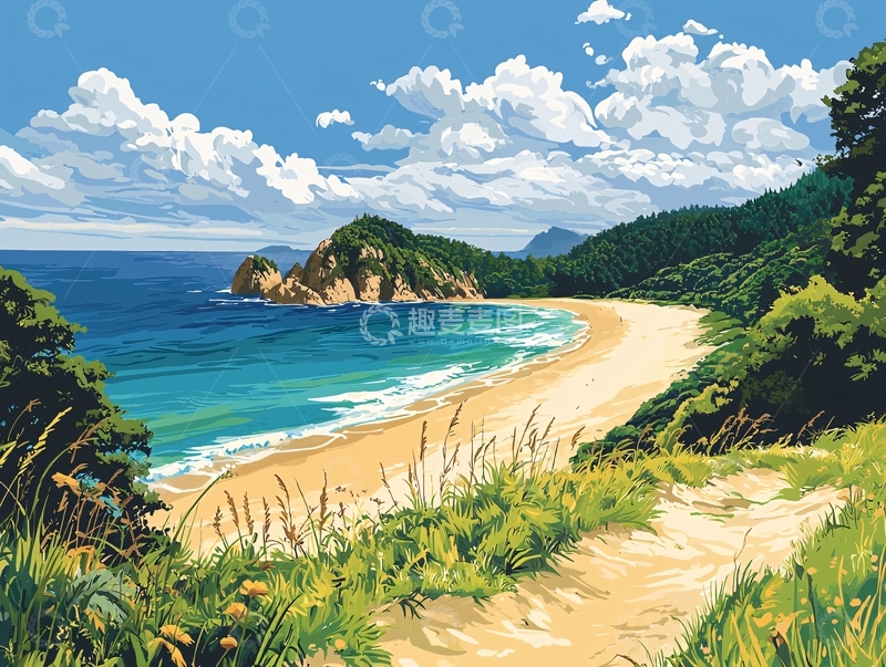 高清大图下载【趣麦麦图】海边风景8