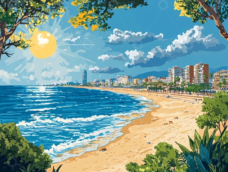 高清大图下载【趣麦麦图】阳光沙滩海景47