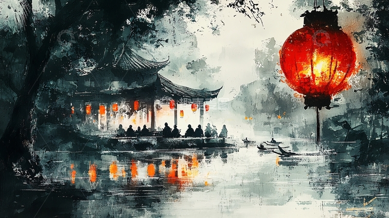 高清大图下载【趣麦麦图】水墨画