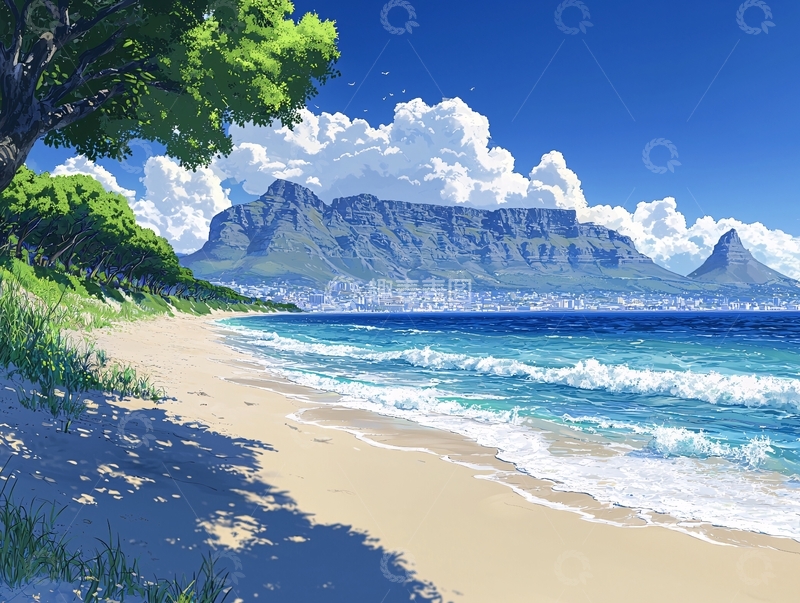 高清大图下载【趣麦麦图】阳光沙滩海边风景