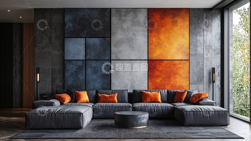 高清大图下载【趣麦麦图】现代轻奢客厅装修