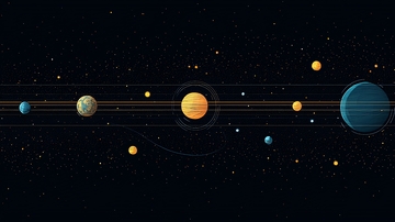简约宇宙行星排列图