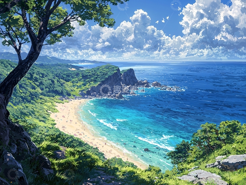 高清大图下载【趣麦麦图】海边风景9