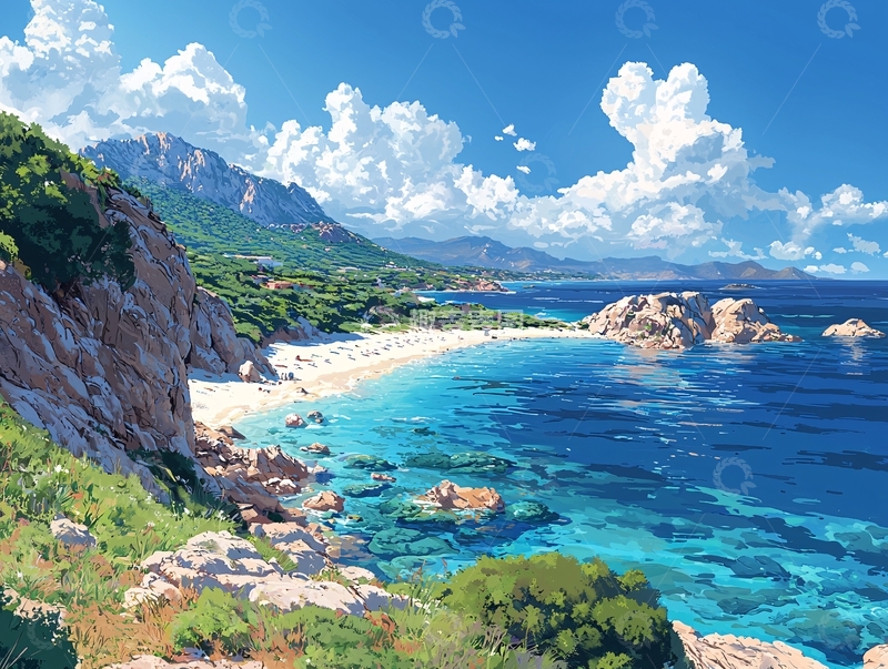 高清大图下载【趣麦麦图】阳光沙滩海景50