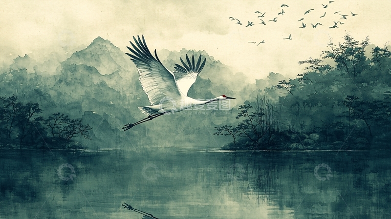 高清大图下载【趣麦麦图】水墨丹青