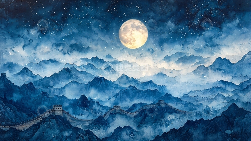 高清大图下载【趣麦麦图】水墨山水