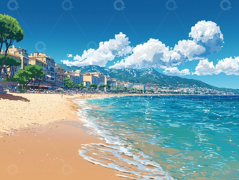 高清大图下载【趣麦麦图】阳光沙滩海边风景