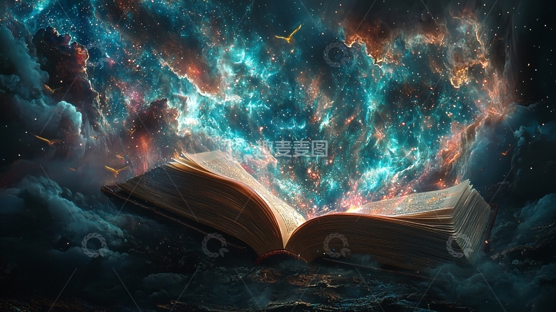 高清大图下载【趣麦麦图】宇宙奇幻书籍