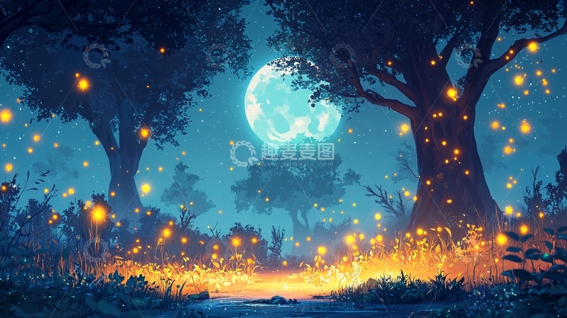 高清大图下载【趣麦麦图】梦幻森林