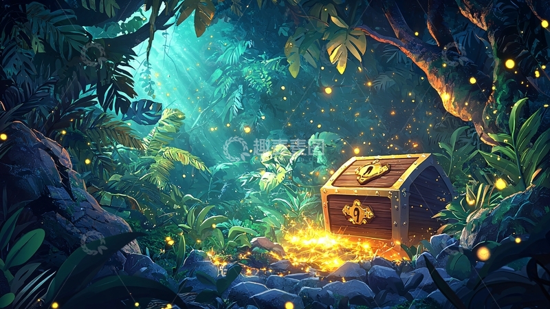 高清大图下载【趣麦麦图】丛林宝藏