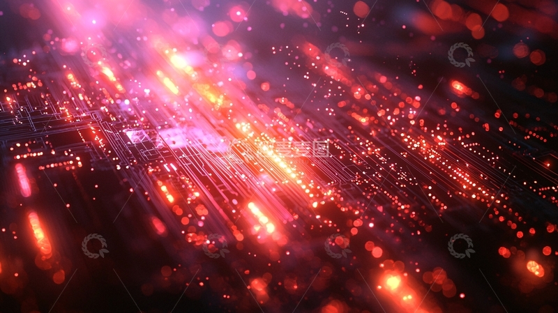 高清大图下载【趣麦麦图】抽象科技感炫光背景