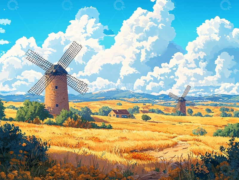 高清大图下载【趣麦麦图】田园风光383