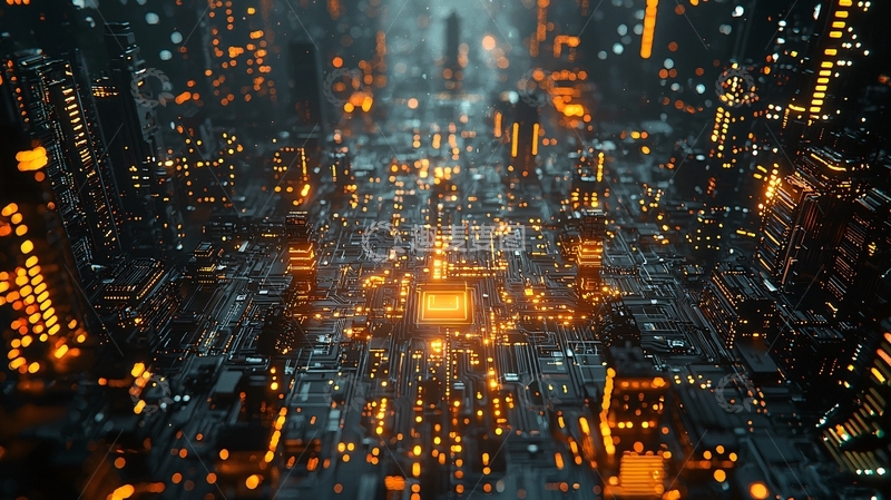 高清大图下载【趣麦麦图】未来城市夜景86