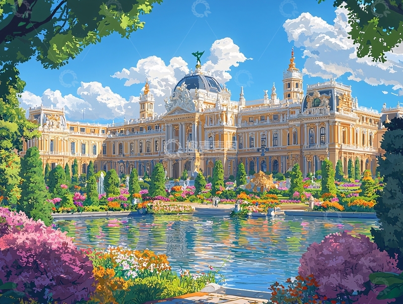 高清大图下载【趣麦麦图】童话般美丽的庄园