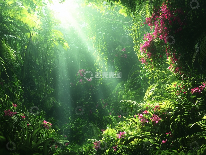 高清大图下载【趣麦麦图】阳光森林