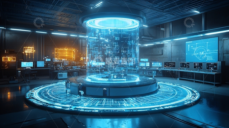 高清大图下载【趣麦麦图】未来科技实验室