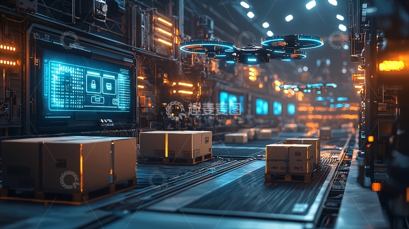 高清大图下载【趣麦麦图】未来科技仓库