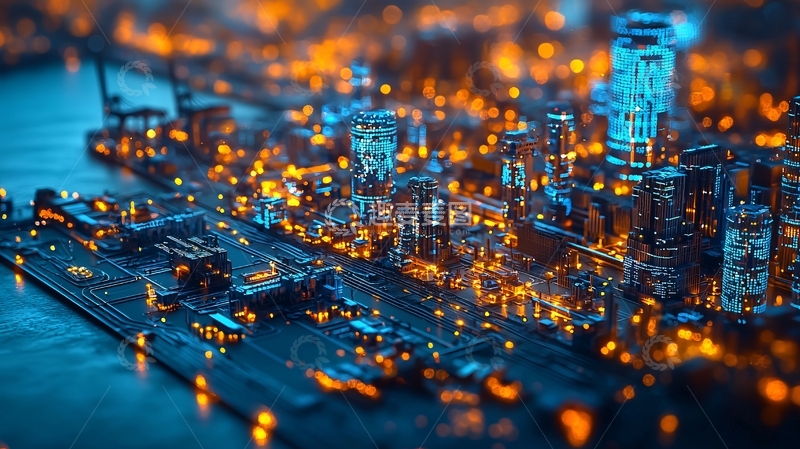 高清大图下载【趣麦麦图】夜景城市