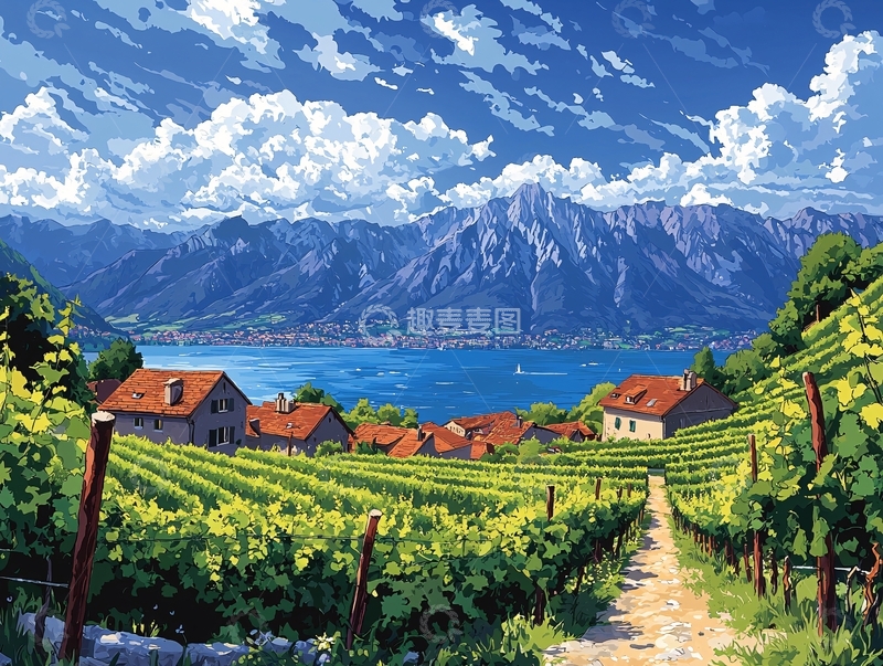 高清大图下载【趣麦麦图】田园风光384