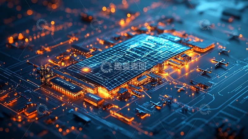 高清大图下载【趣麦麦图】高科技电路板
