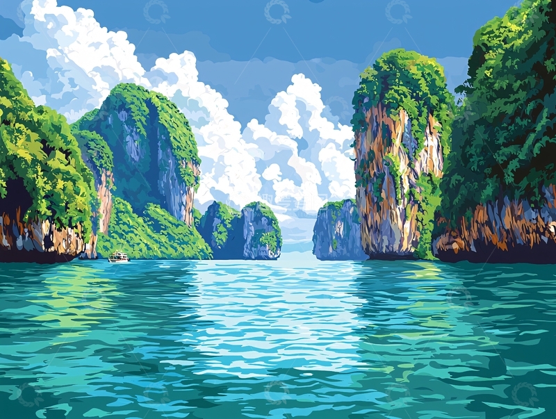 高清大图下载【趣麦麦图】碧海蓝天