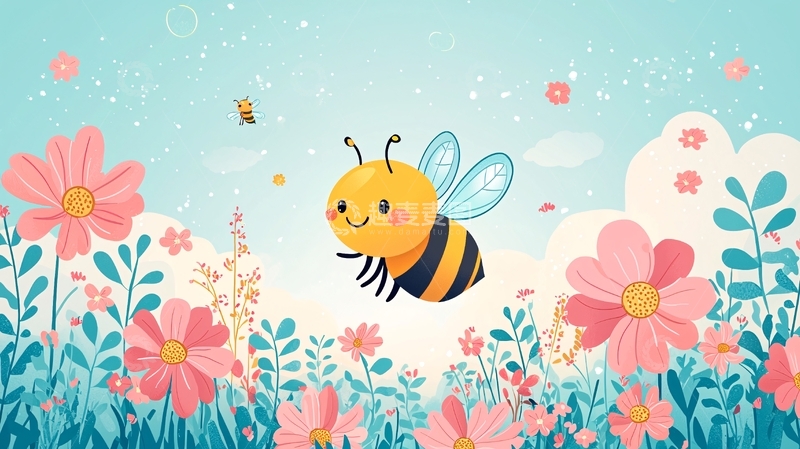 卡通小蜜蜂