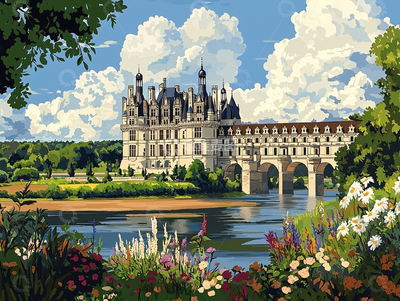 高清大图下载【趣麦麦图】阳光下的奢华城堡