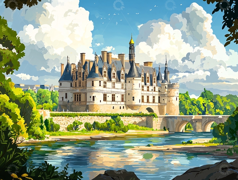 高清大图下载【趣麦麦图】童话般美丽的城堡风景