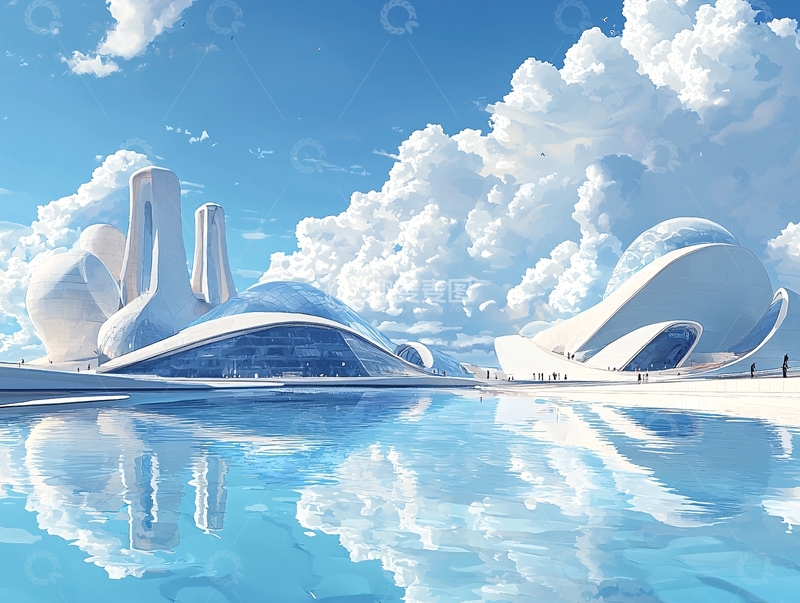 高清大图下载【趣麦麦图】未来都市