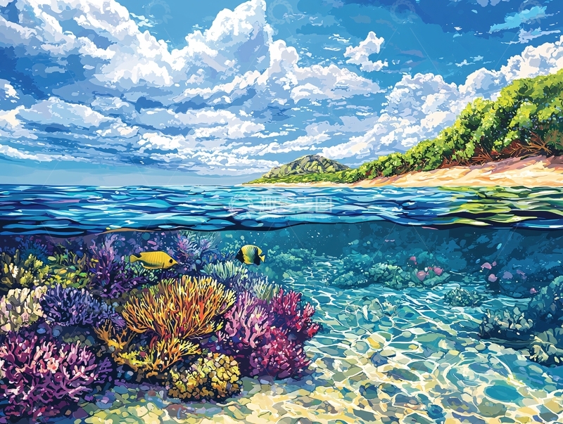 高清大图下载【趣麦麦图】海岛风光