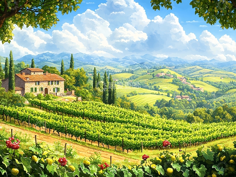 高清大图下载【趣麦麦图】田园风光385