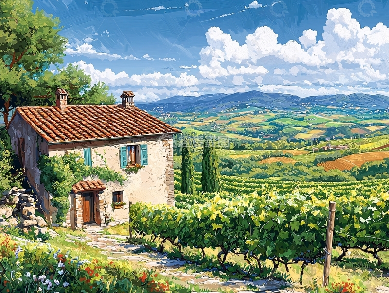 高清大图下载【趣麦麦图】田园风光386