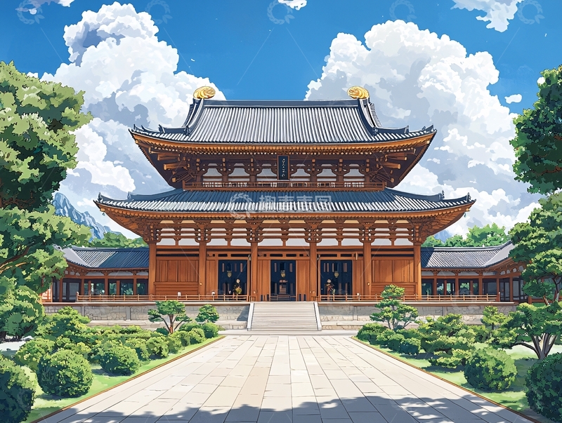 高清大图下载【趣麦麦图】寺院建筑