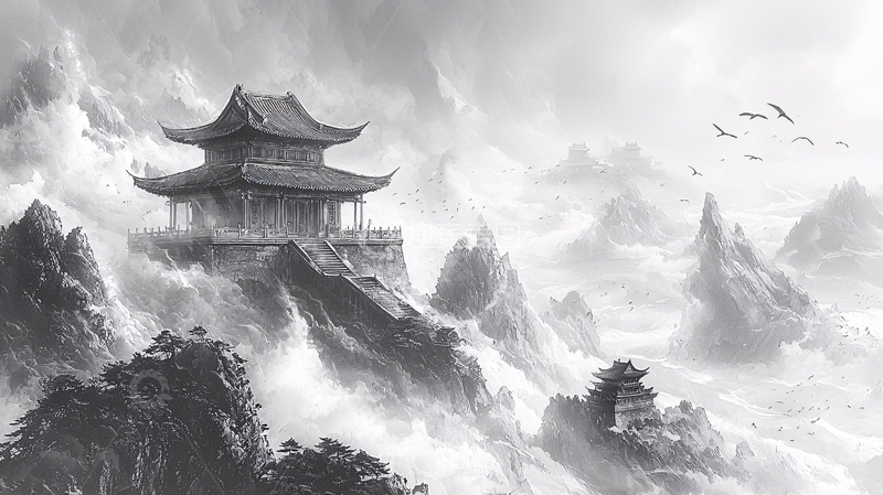 高清大图下载【趣麦麦图】水墨画