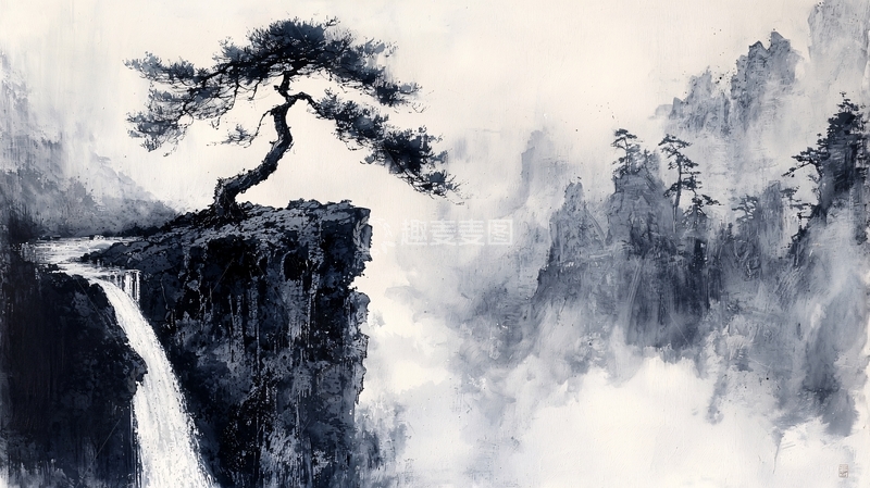 高清大图下载【趣麦麦图】水墨画