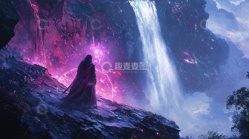 高清大图下载【趣麦麦图】瀑布86