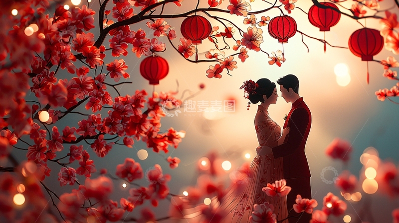 高清大图下载【趣麦麦图】中式婚纱照